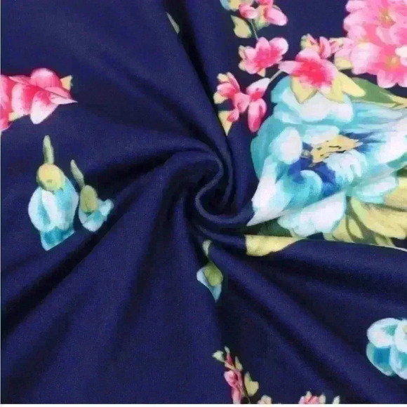 Casual Sleeveless Boho Floral Print Beach Party Long Maxi Dress - Picture 6 of 7